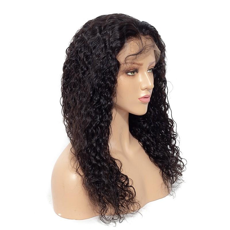 13x4 HD Transparent Lace Frontal Water Wave Human Hair Wigs 200% Densi - Mein ShopCerise Alfie13x4 HD Transparent Lace Frontal Water Wave Human Hair Wigs 200% Densi