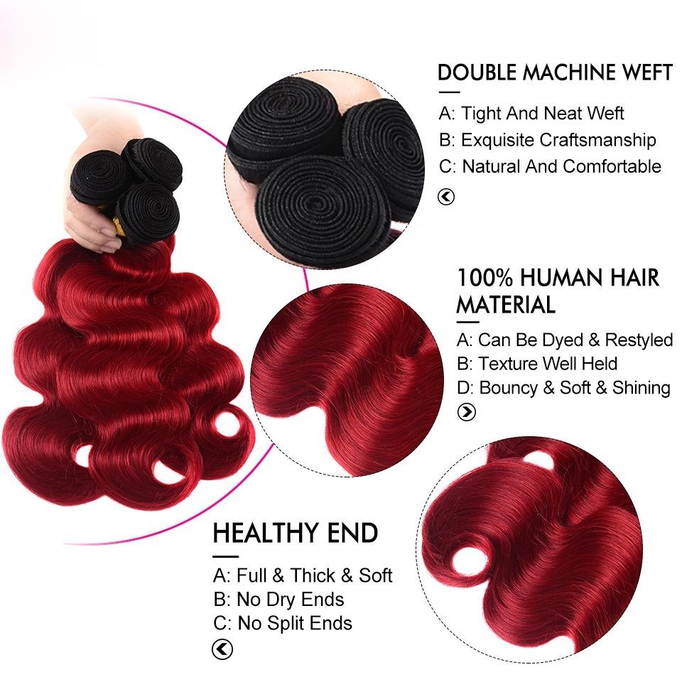 BeuMax 1B Burgundy Body Wave BUNDLES with CLOSURES & FRONTALS - Mein ShopCerise AlfieBeuMax 1B Burgundy Body Wave BUNDLES with CLOSURES & FRONTALS