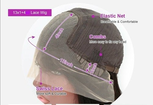 13x1x4 Deep Wave 13x1x6 T part Lace Transparent Human Hair Wigs 180% D - Mein ShopCerise Alfie13x1x4 Deep Wave 13x1x6 T part Lace Transparent Human Hair Wigs 180% D