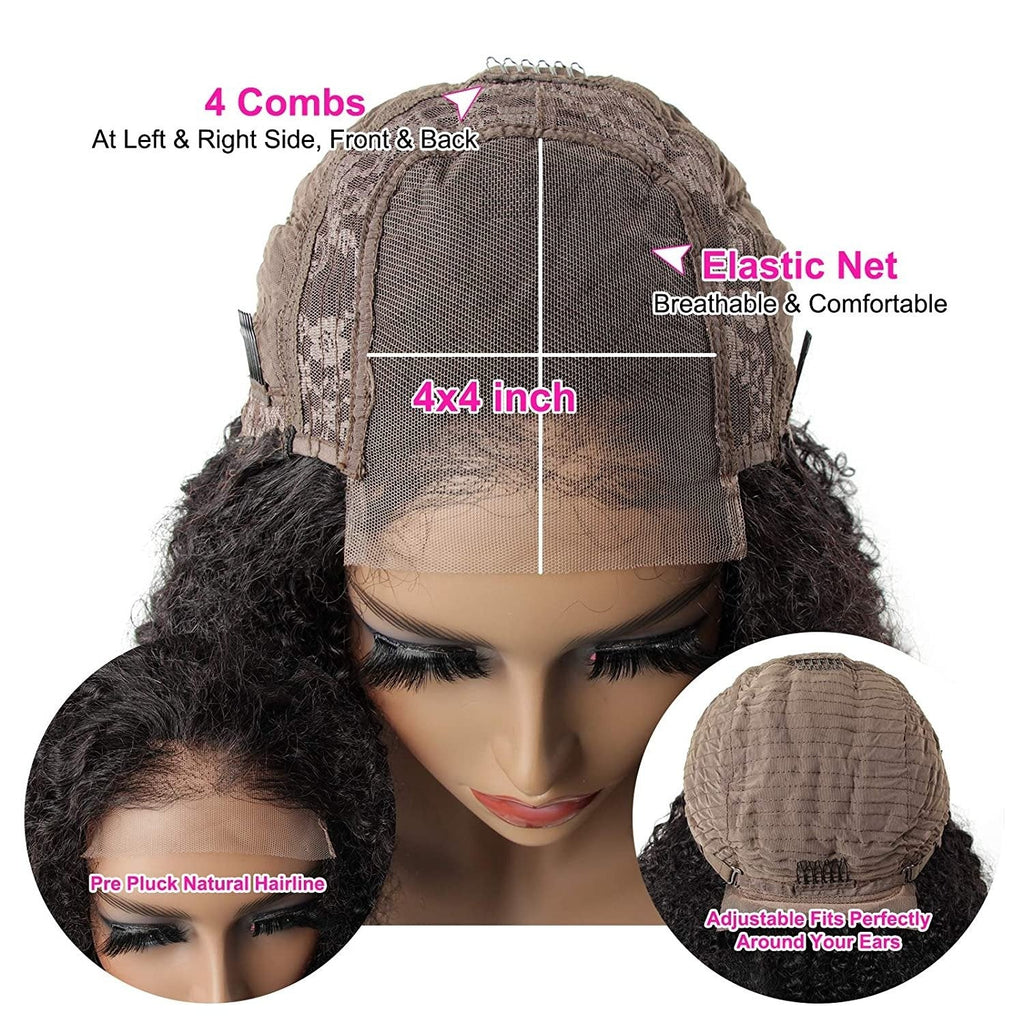 BeuMax 4x4 Afro Kinky Curly 5x5 Lace Closure wig 6x6 Human Hair Wigs - Mein ShopCerise AlfieBeuMax 4x4 Afro Kinky Curly 5x5 Lace Closure wig 6x6 Human Hair Wigs