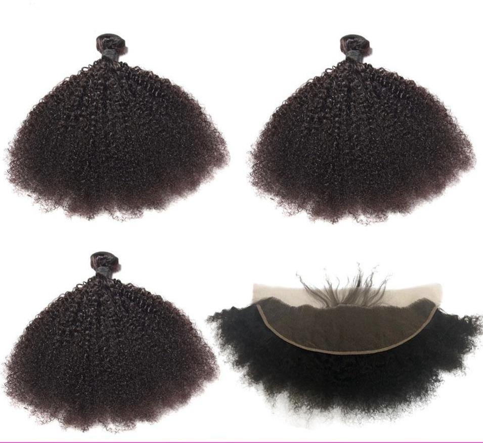BeuMax 10A Grade 3/4 Afro Kinky Curly bundles with 13x4 Frontal - Mein ShopCerise AlfieBeuMax 10A Grade 3/4 Afro Kinky Curly bundles with 13x4 Frontal
