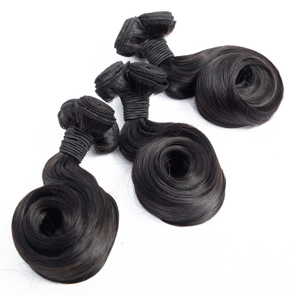 10A Grade Brazilian Egg Curl Fumi Human Hair Bundles With 4x4 Closure - Mein ShopCerise Alfie10A Grade Brazilian Egg Curl Fumi Human Hair Bundles With 4x4 Closure