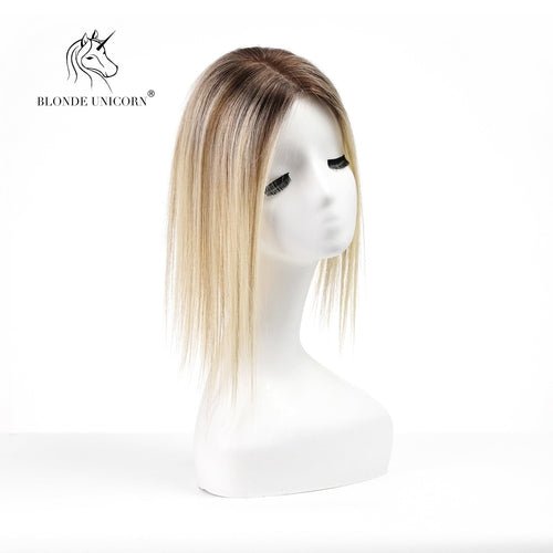 BlondeRooted Bleach Blonde Hand - Tied Real Human Hair Toppers For Women - Mein ShopCrimson MedeaBlondeRooted Bleach Blonde Hand - Tied Real Human Hair Toppers For Women