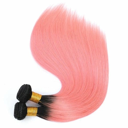 Pink 10A Grade 1B/Pink Straight 3/4 BUNDLES with CLOSURES & FRONTALS - Mein ShopCerise AlfiePink 10A Grade 1B/Pink Straight 3/4 BUNDLES with CLOSURES & FRONTALS