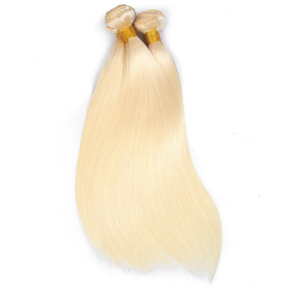 Brazilian Blonde 10A Grade 1B/613 Straight BUNDLES with CLOSURES & FR - Mein ShopCerise AlfieBrazilian Blonde 10A Grade 1B/613 Straight BUNDLES with CLOSURES & FR