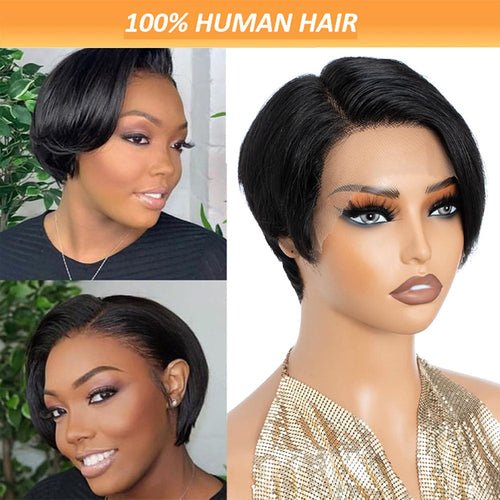 Human Hair Lace Bob Non - toxic Wig - pre - drawn, 13X4X1 Lace, Short - Mein ShopCrimson MedeaHuman Hair Lace Bob Non - toxic Wig - pre - drawn, 13X4X1 Lace, Short