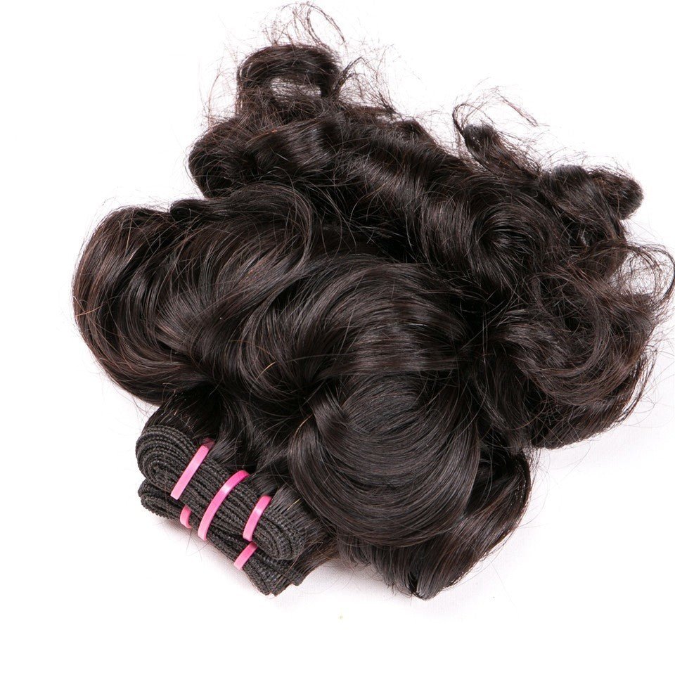 10A Grade 3/4 Magic Curl Fumi Human Hair bundles with 4x4 Closures & 1 - Mein ShopCerise Alfie10A Grade 3/4 Magic Curl Fumi Human Hair bundles with 4x4 Closures & 1