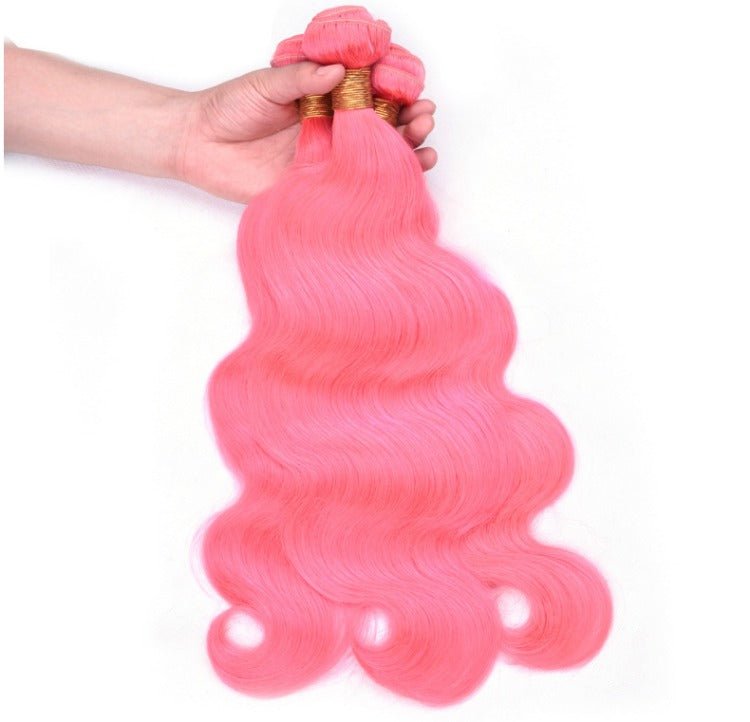 Pink 10A Grade 1B/Pink Brazilian Body Wave 3/4 BUNDLES with CLOSURES - Mein ShopCerise AlfiePink 10A Grade 1B/Pink Brazilian Body Wave 3/4 BUNDLES with CLOSURES