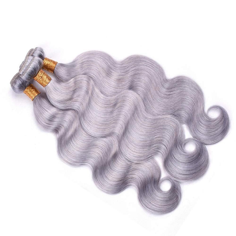 Gray 10A Grade Silver 1B/ Silver 3/4 Body Wave BUNDLES with CLOSURES - Mein ShopCerise AlfieGray 10A Grade Silver 1B/ Silver 3/4 Body Wave BUNDLES with CLOSURES