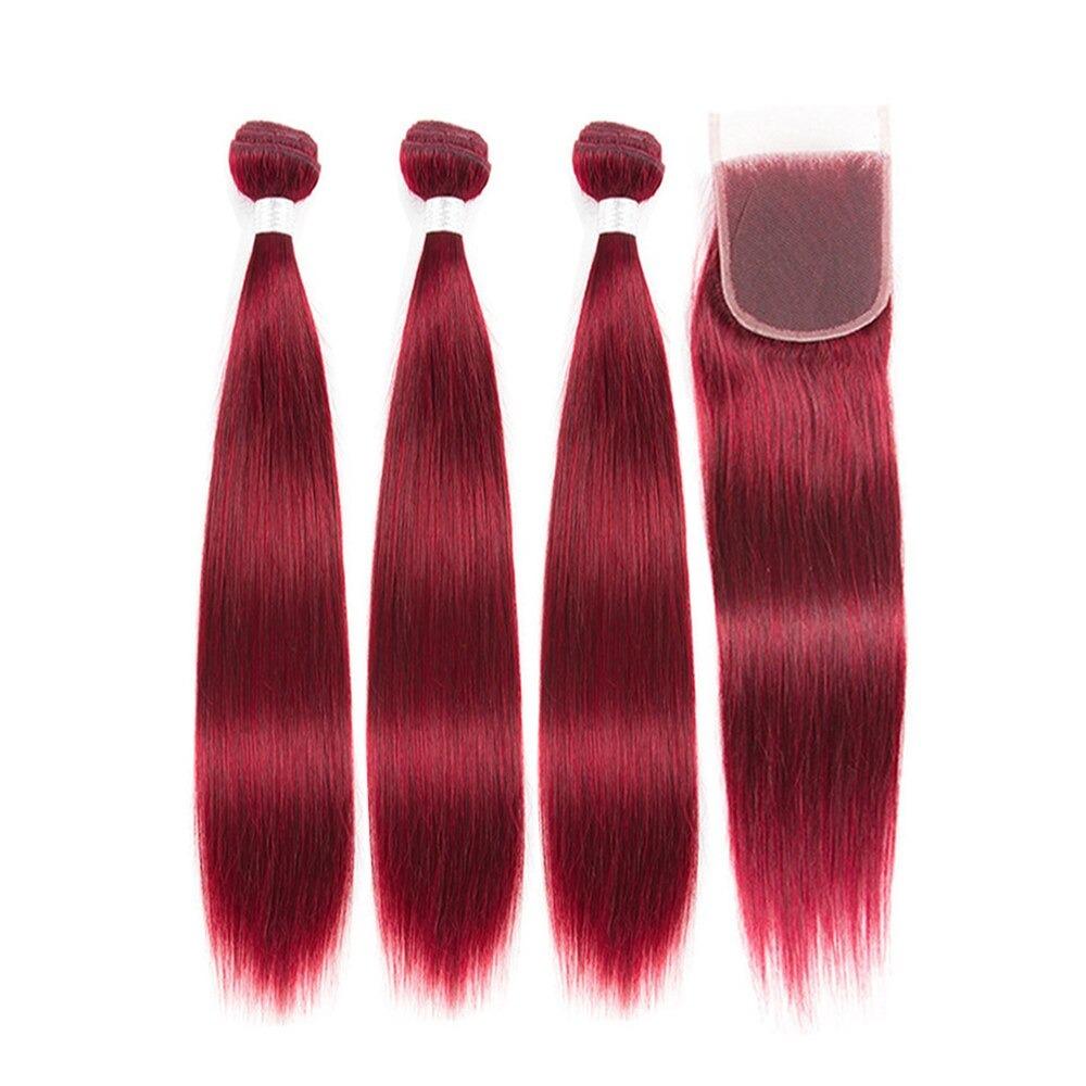Burgundy 10A Grade 3/4 Straight 1B/Burgundy BUNDLES with CLOSURES & F - Mein ShopCerise AlfieBurgundy 10A Grade 3/4 Straight 1B/Burgundy BUNDLES with CLOSURES & F