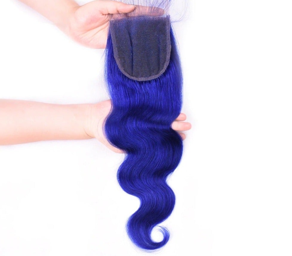 10A Grade Blue Body Wave BUNDLES with CLOSURES & FRONTALS 1B/ blue - Mein ShopCerise Alfie10A Grade Blue Body Wave BUNDLES with CLOSURES & FRONTALS 1B/ blue