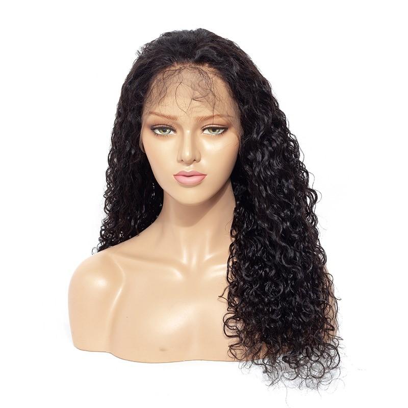 13x4 HD Transparent Lace Frontal Water Wave Human Hair Wigs 200% Densi - Mein ShopCerise Alfie13x4 HD Transparent Lace Frontal Water Wave Human Hair Wigs 200% Densi