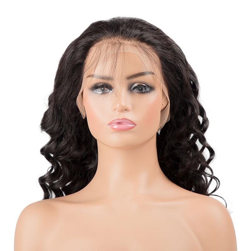 13x4 HD Transparent Lace Front Loose Curly Human Hair Wigs 200% Densit - Mein ShopCerise Alfie13x4 HD Transparent Lace Front Loose Curly Human Hair Wigs 200% Densit