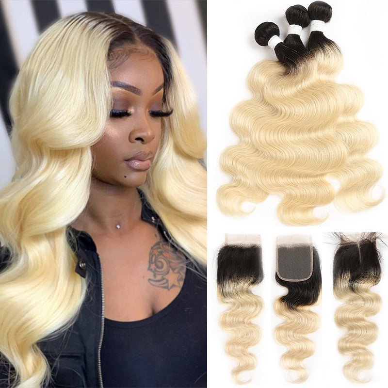 Blonde Body Wave 1B/613 BUNDLES with CLOSURES & FRONTALS - Mein ShopCerise AlfieBlonde Body Wave 1B/613 BUNDLES with CLOSURES & FRONTALS