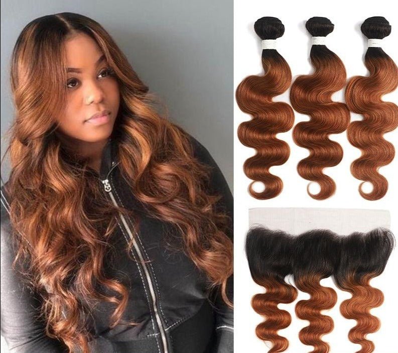30 Ombre 10A Grade Body Wave 1B/30 BUNDLES with 4x4 CLOSURES & 13x4 - Mein ShopCerise Alfie30 Ombre 10A Grade Body Wave 1B/30 BUNDLES with 4x4 CLOSURES & 13x4