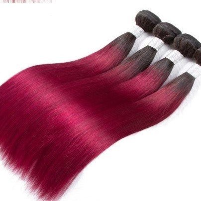 Burgundy 10A Grade 3/4 Straight 1B/Burgundy BUNDLES with CLOSURES & F - Mein ShopCerise AlfieBurgundy 10A Grade 3/4 Straight 1B/Burgundy BUNDLES with CLOSURES & F