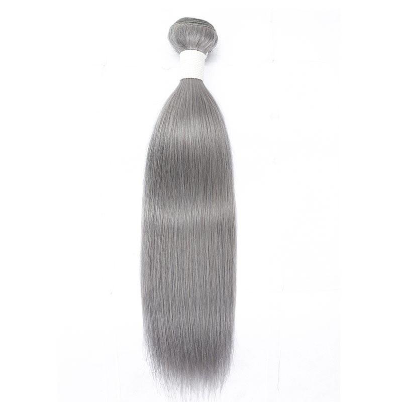 Gray 10A Grade Silver 1B/ Silver Straight 3/4 BUNDLES with CLOSURES & - Mein ShopCerise AlfieGray 10A Grade Silver 1B/ Silver Straight 3/4 BUNDLES with CLOSURES &