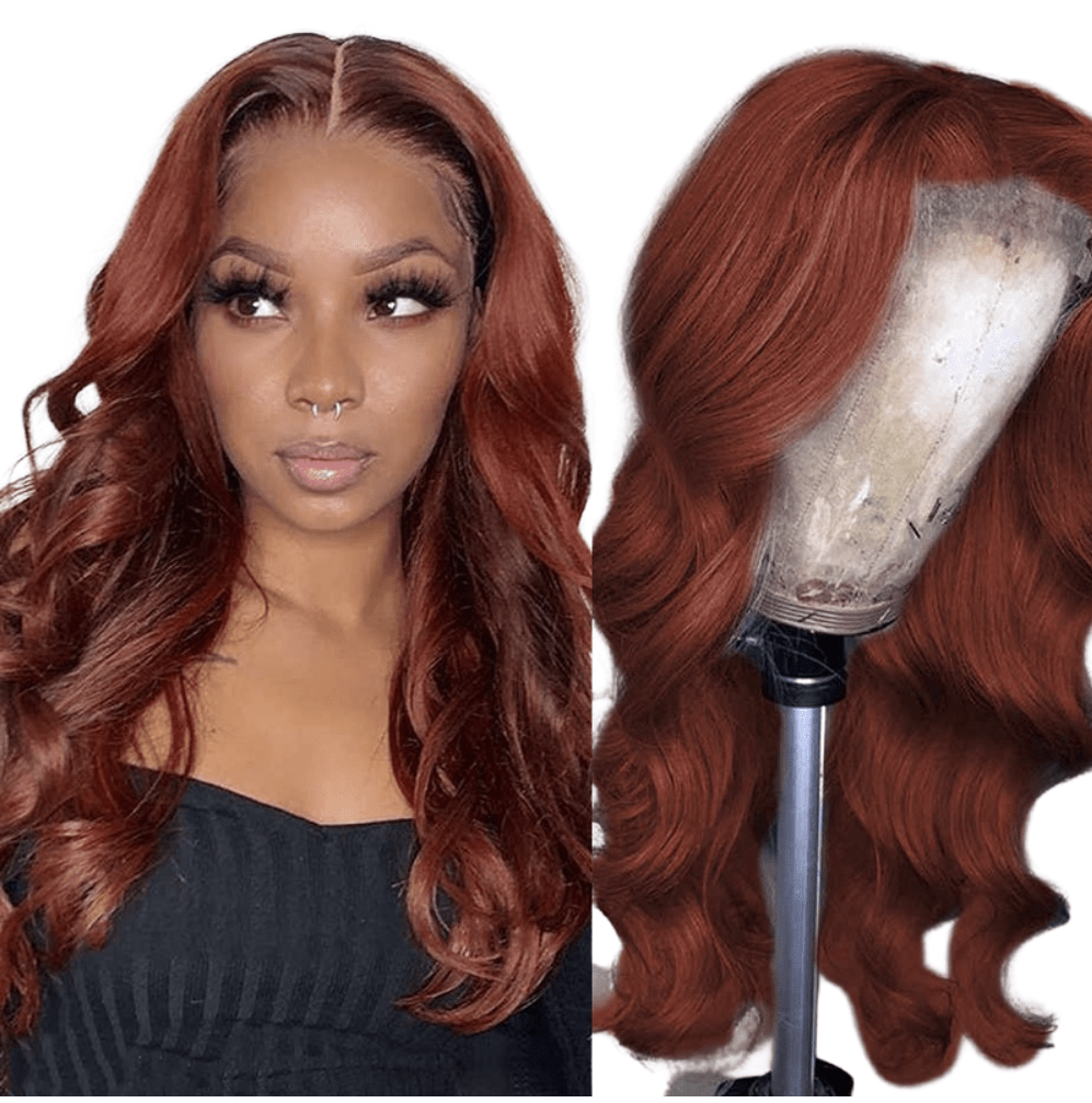 27 Straight 13x1x4 T part Lace 4x4 Closure wigs Body Wave 33 Transpa - Mein ShopCerise Alfie27 Straight 13x1x4 T part Lace 4x4 Closure wigs Body Wave 33 Transpa