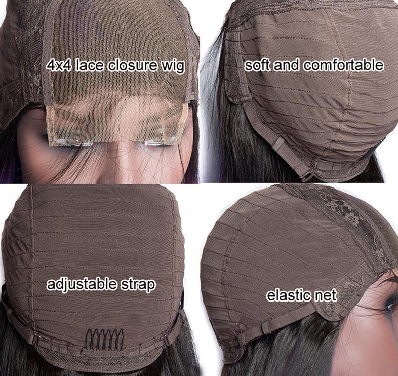 180% Density Full 4x4 Transparent Lace Front Straight Human Hair Wigs - Mein ShopCerise Alfie180% Density Full 4x4 Transparent Lace Front Straight Human Hair Wigs