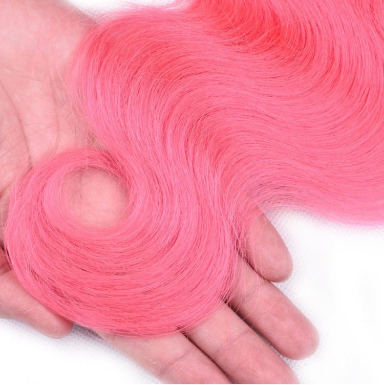 Pink 10A Grade 1B/Pink Brazilian Body Wave 3/4 BUNDLES with CLOSURES - Mein ShopCerise AlfiePink 10A Grade 1B/Pink Brazilian Body Wave 3/4 BUNDLES with CLOSURES