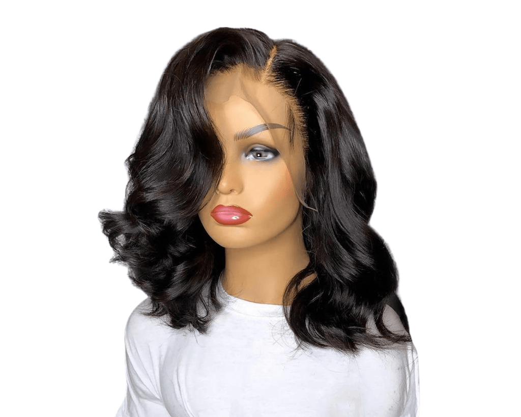 180% Density Body Wave 4x4 Short Bob 13x4 Lace Front Human Hair Wig - Mein ShopCerise Alfie180% Density Body Wave 4x4 Short Bob 13x4 Lace Front Human Hair Wig