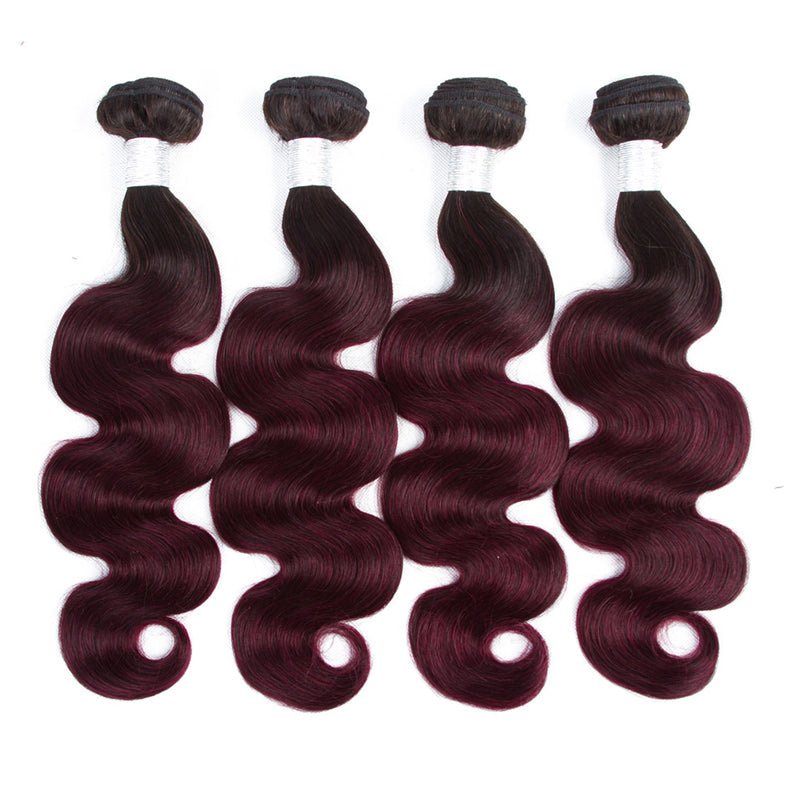 10A Grade 99J Body Wave 1B/99j BUNDLES with 4x4 CLOSURES & 13x4 FRO - Mein ShopCerise Alfie10A Grade 99J Body Wave 1B/99j BUNDLES with 4x4 CLOSURES & 13x4 FRO