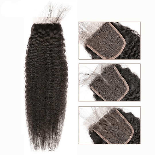 10A Grade Kinky Straight 4x4 Brazilian 5x5 Lace 6x6 Closure Remy Human - Mein ShopCerise Alfie10A Grade Kinky Straight 4x4 Brazilian 5x5 Lace 6x6 Closure Remy Human