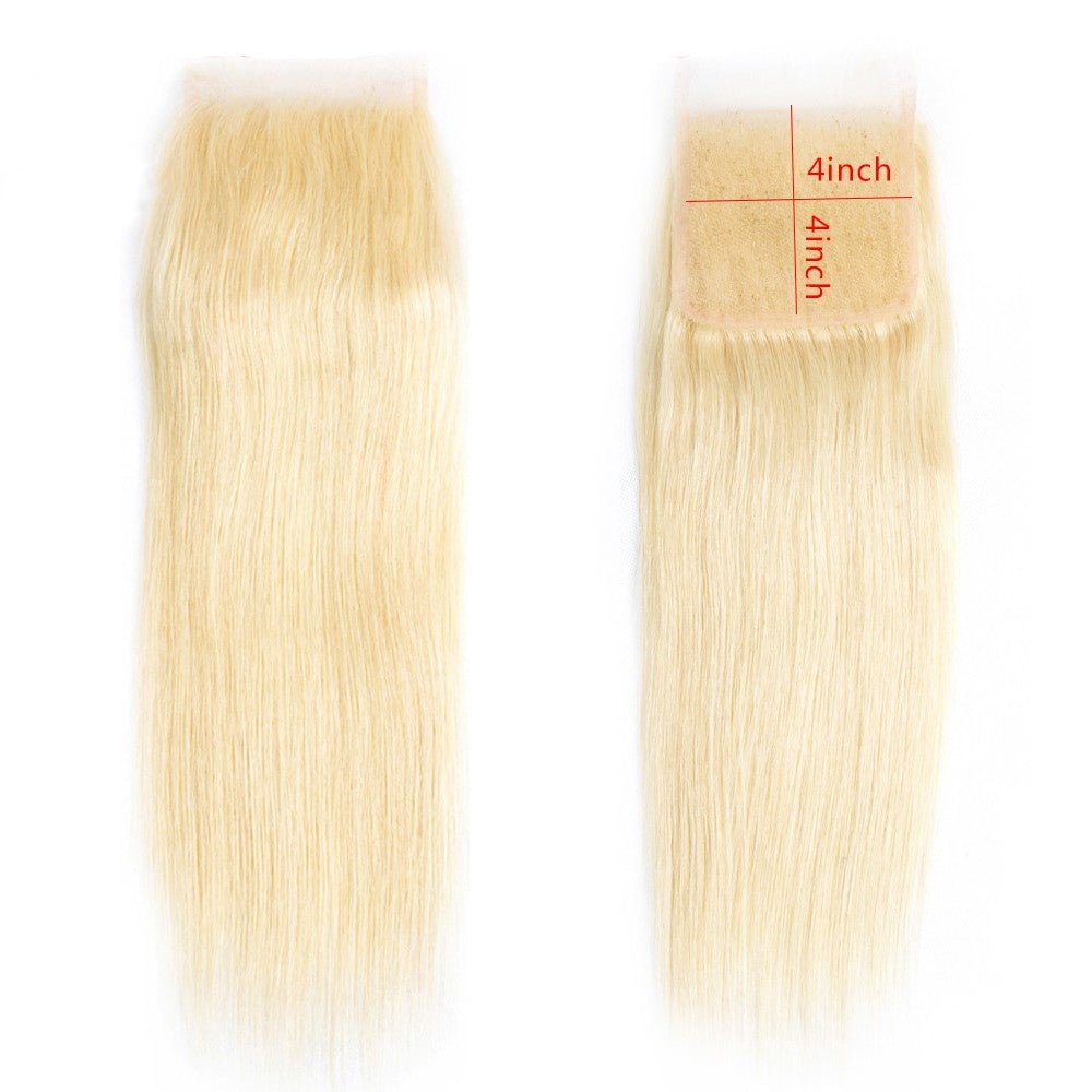 Brazilian Blonde 10A Grade 1B/613 Straight BUNDLES with CLOSURES & FR - Mein ShopCerise AlfieBrazilian Blonde 10A Grade 1B/613 Straight BUNDLES with CLOSURES & FR